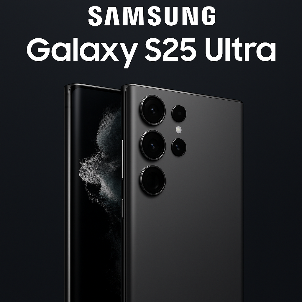 Samsung Galaxy S25 Ultra का प्रीमियम स्मार्टफोन – फ्रंट और रियर व्यू के साथ हाई-रिज़ॉल्यूशन इमेज।