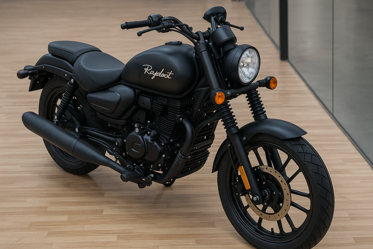 Rajdoot 350 2025 – क्रूज़र स्टाइल बाइक काले रंग में नए लुक के साथ